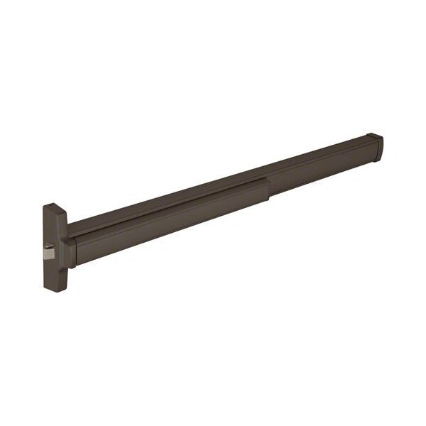 48 Model 2095 Grade 1 Rim Latch Panic Exit Device Left Hand Reverse Bevel W/ 'S' Strike 4 Foot Da